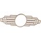Ekena Millwork Elizabeth Wood Fretwork Pierced Ceiling Medallion, Red Oak, 38"W x 19"H x 10 1/2"IW x 18"IH x 3/8"T CMWP38X19X0375EBRO - alternate 4